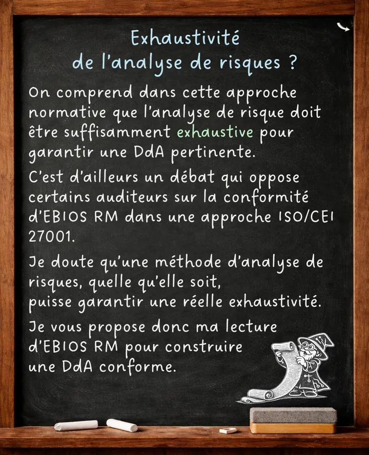 Diapositive 8 : Exhaustivité de l’analyse de risques ?